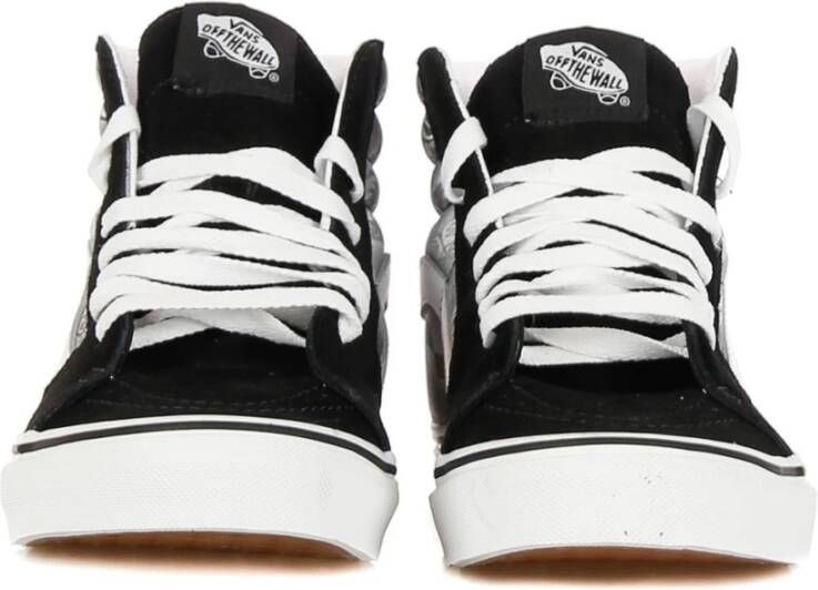 Vans Hoge Sneaker Zwart Wit All Over Print Black Heren