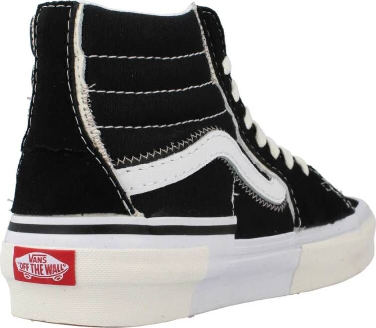 Vans Hoge Top Reconstruct Sneakers Black Dames