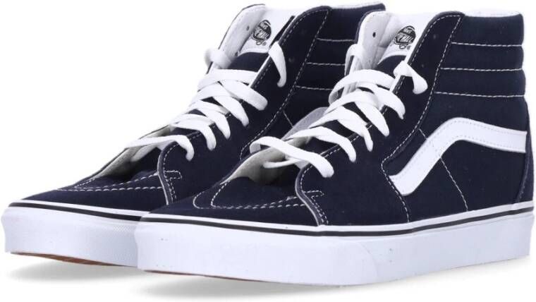 Vans Hoge Top Sneakers Parisian Night Wit Blue Heren