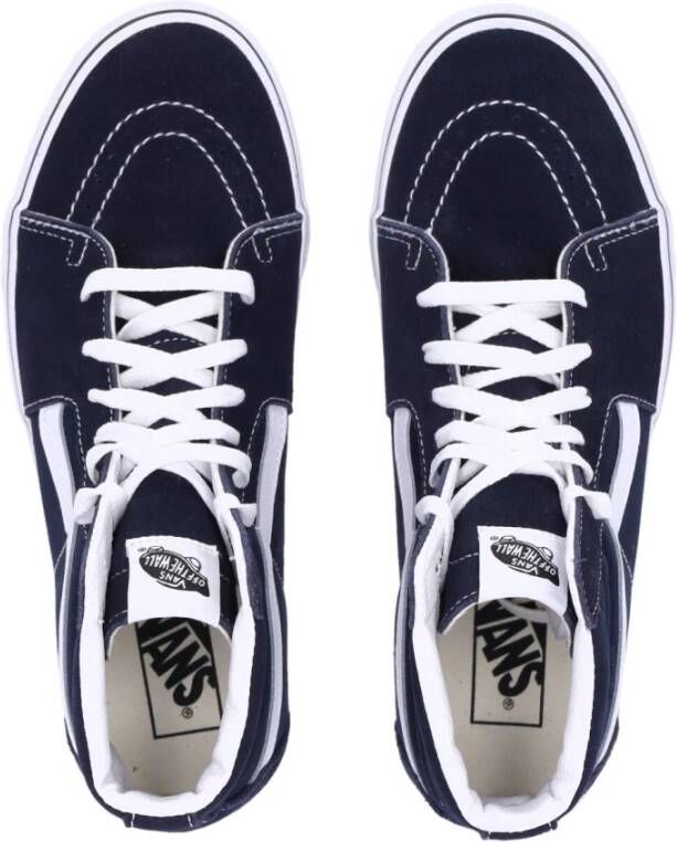 Vans Hoge Top Sneakers Parisian Night Wit Blue Heren