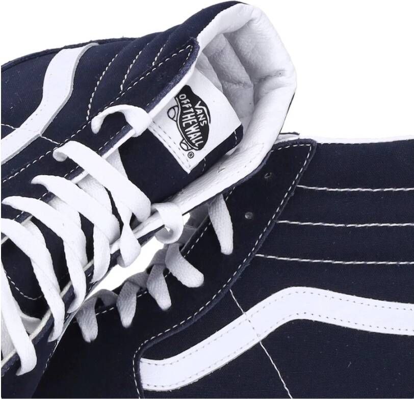 Vans Hoge Top Sneakers Parisian Night Wit Blue Heren