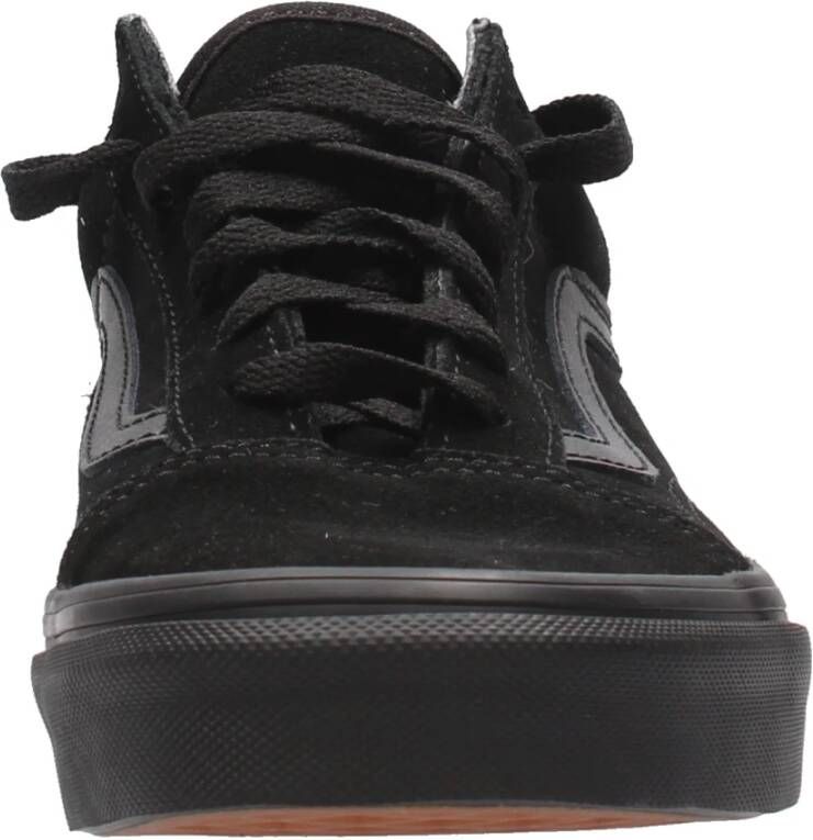 Vans Klassieke Canvas Sneaker met Dikke Rubberen Zool Black Dames