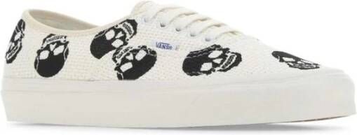 Vans Klassieke Canvas Sneakers Veters Unisex Design White Heren