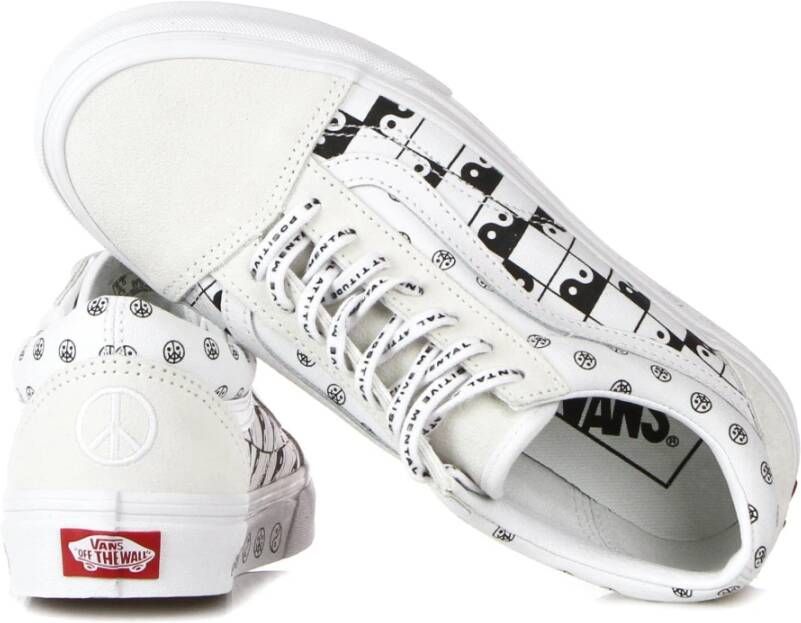 Vans Klassieke lage sneaker True White Black White Heren