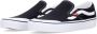 Vans Klassieke Slip-On 138 Sidestripe Zwart Wit Black Heren - Thumbnail 9