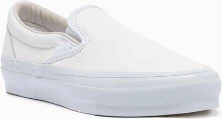 Vans Klassieke Slip-On Leren Sneakers White Heren