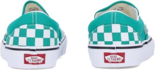 Vans Klassieke Slip-on Peper Groen Wit Sneaker Green Heren