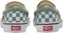 Vans Instappers Classic Slip-On COLOR THEORY CHECKERBOARD ICEBERG GREEN - Thumbnail 8
