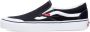 Vans Klassieke Slip-On 138 Sidestripe Zwart Wit Black Heren - Thumbnail 2