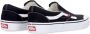 Vans Klassieke Slip-On 138 Sidestripe Zwart Wit Black Heren - Thumbnail 4