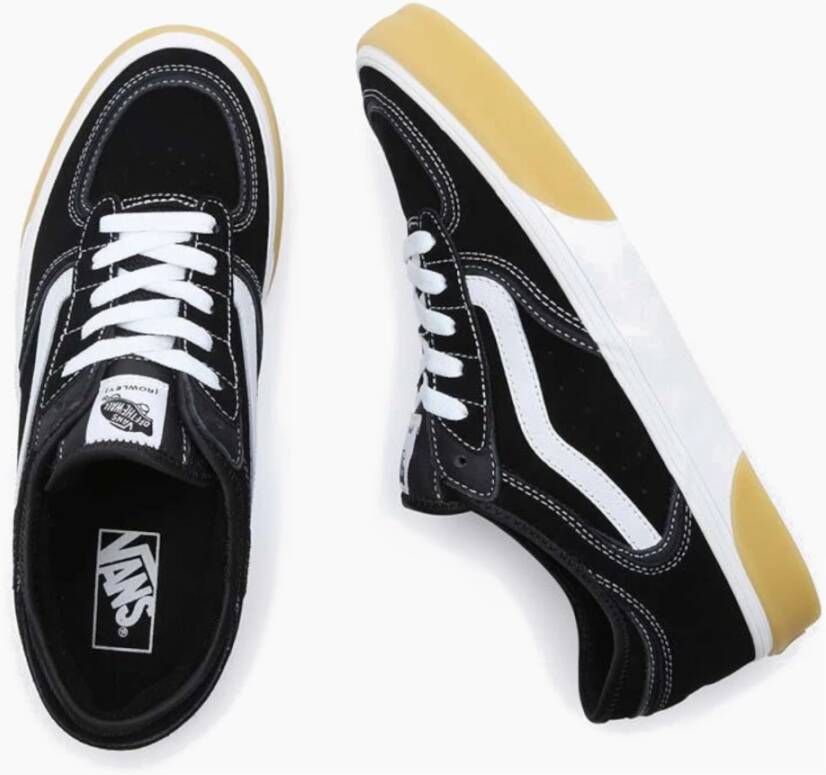 Vans Klassieke Zwarte & Witte & Gum Skate Schoenen Black Heren