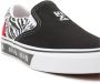 Vans Koreaanse Typografie Slip-on Sneakers Black - Thumbnail 7