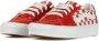 Vans Sk8-Low Heren Schoenen Red Leer Textil 5 Foot Locker - Thumbnail 3