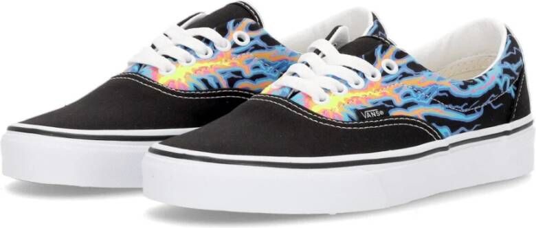 Vans Lage Vlam Sneaker Zwart Wit Black Heren