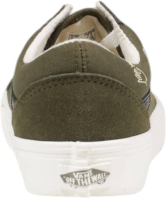 Vans Leren Damesschoenen Herfst Winter Collectie Green Dames
