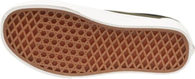 Vans Leren Damesschoenen Herfst Winter Collectie Green Dames