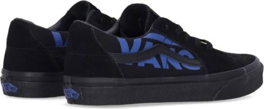 Vans Logo Lage Sneakers Zwart Blauw Black Heren