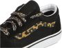 Vans Luipaardprint Lage Sneaker Zwart Wit - Thumbnail 2