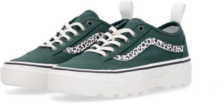 Vans Mountain View Lage Sneaker Green Dames