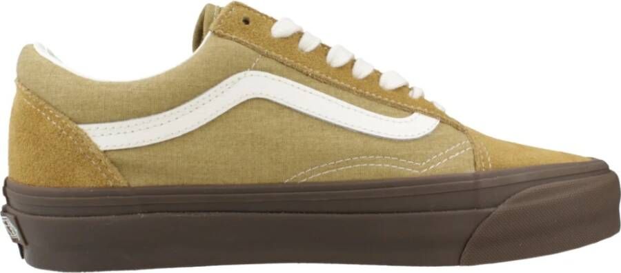 Vans Old Skool Salt Wash Sneakers Yellow Dames
