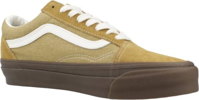 Vans Old Skool Salt Wash Sneakers Yellow Dames