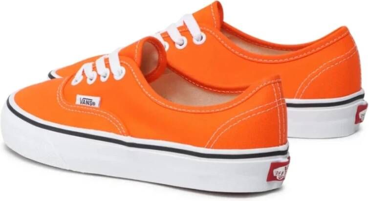 Vans Platte Tennisschoenen Authentiek Orange Heren