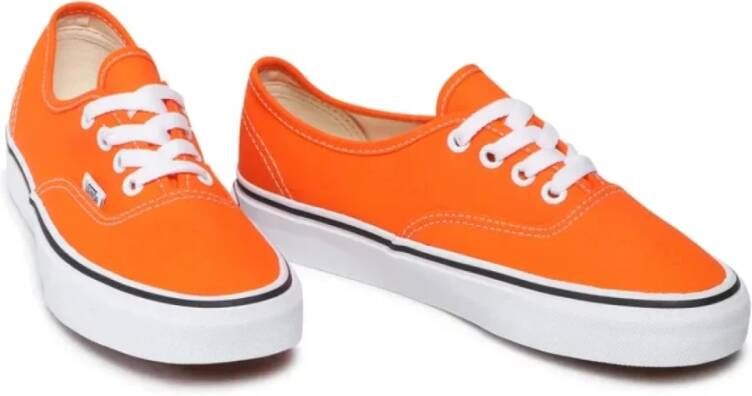 Vans Platte Tennisschoenen Authentiek Orange Heren