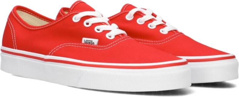 Vans Rode UA Authentic Women Lage Sneakers Red Dames