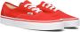 Vans Rode UA Authentic Lage Sneakers Red - Thumbnail 12