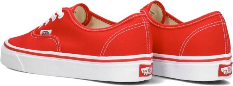 Vans Rode UA Authentic Women Lage Sneakers Red Dames