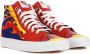 Vans Rood Blauw Hoge Sneakers Met Print Multicolor Heren - Thumbnail 5