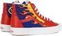 Vans Rood Blauw Hoge Sneakers Met Print Multicolor Heren - Thumbnail 6