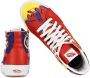 Vans Rood Blauw Hoge Sneakers Met Print Multicolor Heren - Thumbnail 10