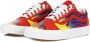 Vans Rood Blauw Lage Sneakers Met Print Multicolor Heren - Thumbnail 3