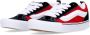 Vans Rood Wit Lage Skool Sneaker Multicolor Heren - Thumbnail 3