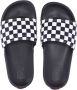Vans Ruit Slide-on Pantoffels True Wit Zwart Black - Thumbnail 13