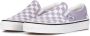 Vans Ruitpatroon Slip-on Sneaker Languid Lavendel Wit Purple - Thumbnail 4