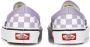 Vans Ruitpatroon Slip-on Sneaker Languid Lavendel Wit Purple - Thumbnail 8