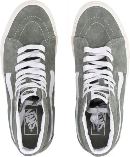 Vans Schaduw Hoge Top Varkenssuède Schoenen Green Heren