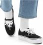 Vans Ua Authentic Platform Dames Schoenen Black Textil Leer - Thumbnail 11