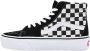 Vans Sneakers Sk8 Hi Platform 2 Zwart Veters Normaal Vrouwen Canvas Rubber Ademend Effen Hoge sneakers - Thumbnail 10