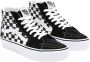 Vans Sneakers Sk8 Hi Platform 2 Zwart Veters Normaal Vrouwen Canvas Rubber Ademend Effen Hoge sneakers - Thumbnail 11