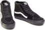 Vans Hoge Top Suède Canvas Sneaker Zwart Black Heren - Thumbnail 18
