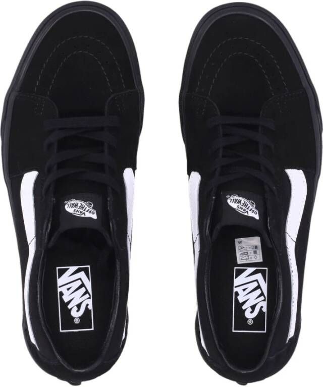 Vans Sk8-low Contrast Sneaker Zwart Wit Black Heren