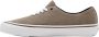 Vans Suède Leren Sneakers Ronde Neus Vetersluiting Beige Heren - Thumbnail 2