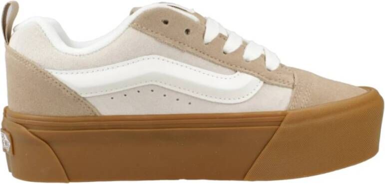 Vans KNU Stack Skater Sneakers Brown Dames