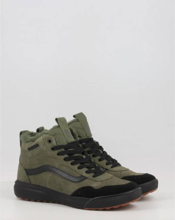 Vans MN Range EXP Hi Guard Heren vrijetijds schoenen Sherpa Suede Grape Leaf Black - Foto 15