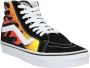 Vans Ua Sk8-Hi Reissue (Flame) (Flame)Black Black Tr Wht - Thumbnail 13