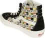 Vans Multicolor stoffen sneakers met suède inzetstuk Black - Thumbnail 8
