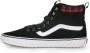 VANS Filmore Hi Guard sneakers zwart wit rood - Thumbnail 6